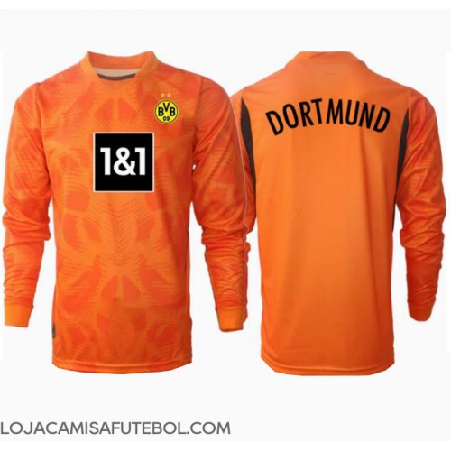 Camisa de Futebol Borussia Dortmund Goleiro Equipamento Alternativo 2024-25 Manga Comprida